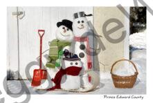 Snowmen Family Garage #3835