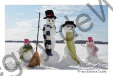 Snowmen Family Twins #3507