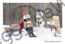 Snowmen Family of Five #4467