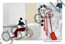 Snowmen Funny Hats #3836