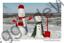 Snowmen Lake on the Mountain #1591