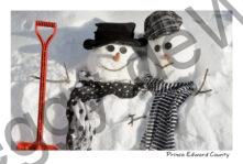 Snowmen Shovel #4338