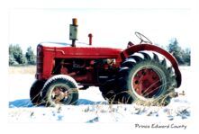 Tractor Red Winter #264