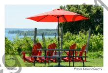 Waupoos Chairs Red Waupoos Cider Co #3160