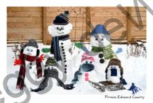 Snowmen Family of Six #4801